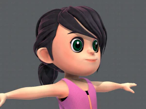 base girlv05 clothing v01 3D Model