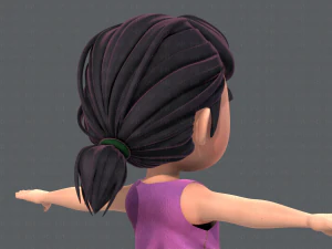 base girlv05 clothing v01 3D Model