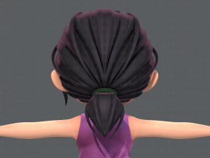 base girlv05 clothing v01 3D Model
