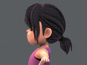 base girlv05 clothing v01 3D Model