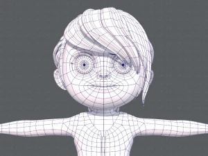 base girlv05 clothing v01 3D Model