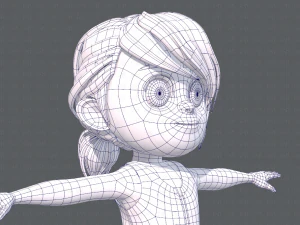base girlv05 clothing v01 3D Model