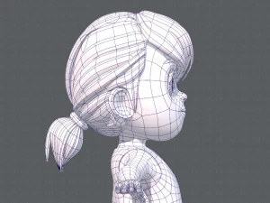 base girlv05 clothing v01 3D Model