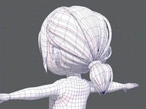 base girlv05 clothing v01 3D Model