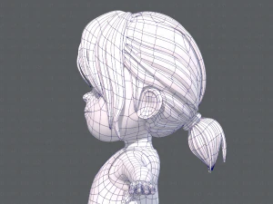 base girlv05 clothing v01 3D Model