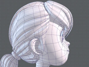 base girlv05 clothing v01 3D Model