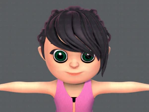 base girlv05 clothing v01 3D Model