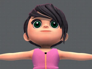 base girlv05 clothing v01 3D Model