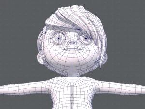 base girlv05 clothing v01 3D Model