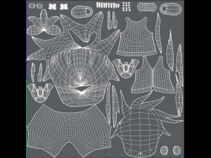 base girlv05 clothing v01 3Dモデル