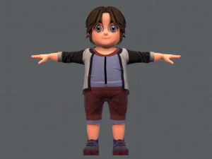 base boyv06 clothing v01 3D Model