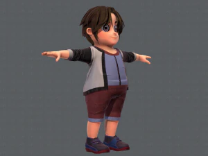 base boyv06 clothing v01 3D Model