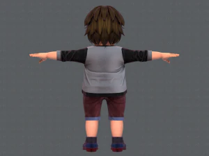 base boyv06 clothing v01 3D Model