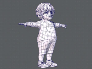 base boyv06 clothing v01 3D Model