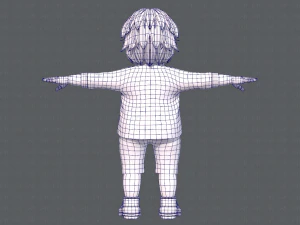 base boyv06 clothing v01 3D Model