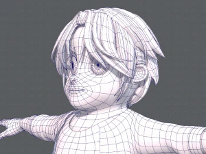 base boyv06 clothing v01 3D Model