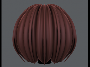 3d hair style for girl v56 3D 모델