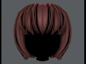 3d hair style for girl v56 3D 모델