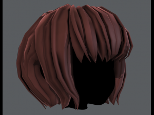 3d hair style for girl v56 3D 모델