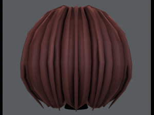 3d hair style for girl v56 3D 모델