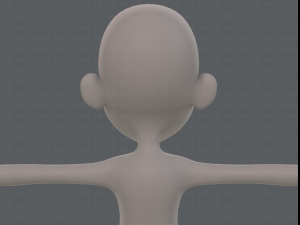 base mesh girl characterv11 Modello 3D