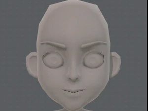 base mesh girl characterv11 3D Model