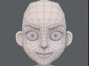 base mesh girl characterv11 3D Model