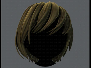 3d hair style for boy v51 3D Model