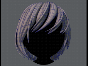 3d hair style for boy v51 3D-Modell