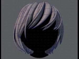 3d hair style for boy v51 3D Model