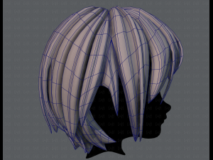 3d hair style for boy v51 3D-Modell