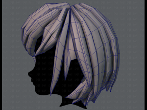 3d hair style for boy v51 3D-Modell