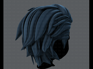 3d hair style for boy v52 3D Model