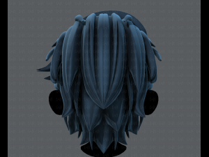3d hair style for boy v52 3D Model