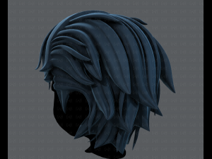 3d hair style for boy v52 3D Model