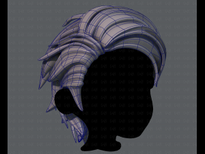 3d hair style for boy v52 3D Model