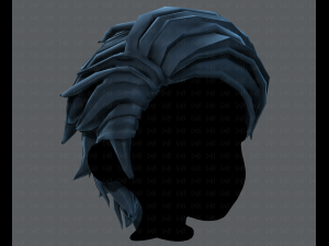 3d hair style for boy v52 3D Model