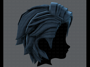 3d hair style for boy v52 3D Model
