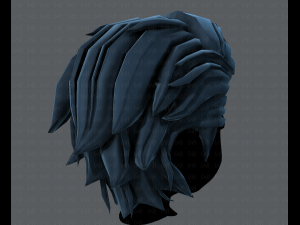 3d hair style for boy v52 3D Model