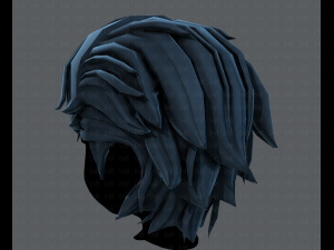 3d hair style for boy v52 3D Model