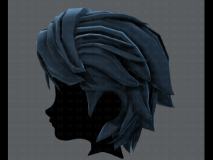3d hair style for boy v52 3D Model