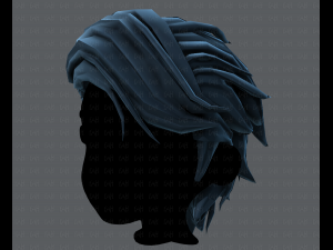 3d hair style for boy v52 3D Model