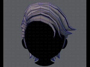3d hair style for boy v52 3D Model