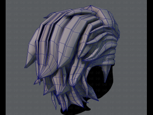 3d hair style for boy v52 3D Model