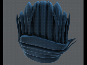 3d hair style for boy v52 3D Model