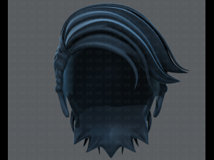 3d hair style for boy v52 3D Model