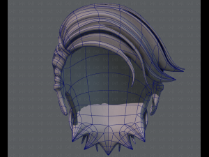 3d hair style for boy v52 3D Model