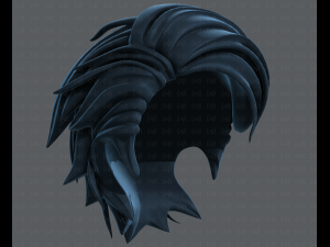 3d hair style for boy v52 3D Model