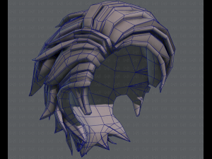 3d hair style for boy v52 3D Model