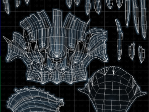 3d hair style for boy v52 3D Model
